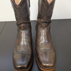Chisos mens cowboy boots size 15 used #2 Brushed Brown Narrow Square